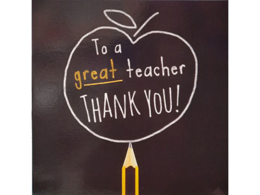 Picture of TO A GREAT TEACHER CARD